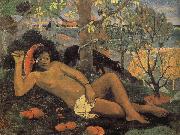 Paul Gauguin Woman with Mango oil